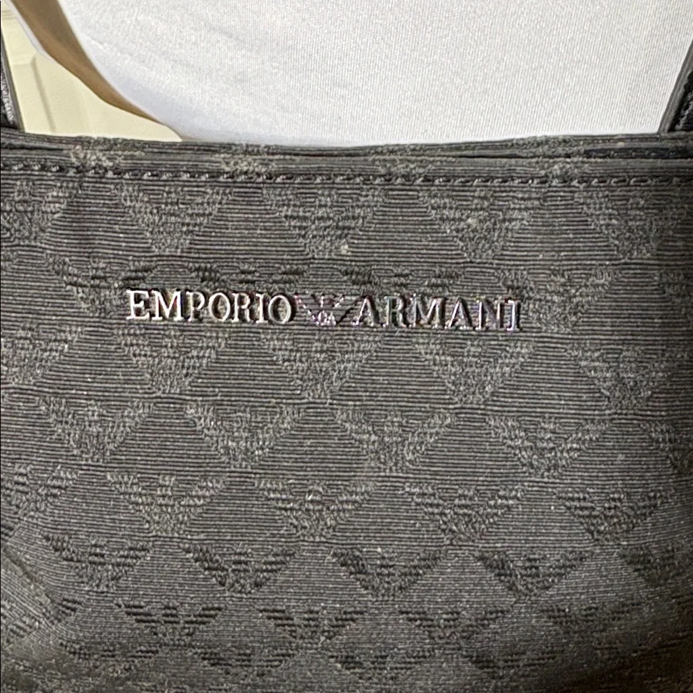 Emporio Armani Y4M234 YO22V Men’s Jacquard Logo Print Cross Body Messenger Bag